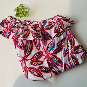 J CREW | ruffle one shoulder dress